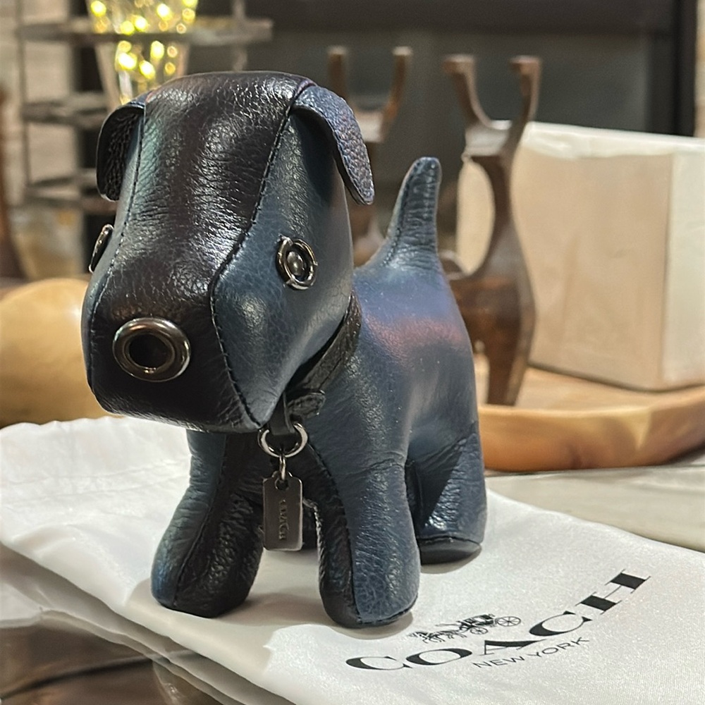 Authentic COACH Dog Paperweight in Blue, EUC - Picture 7 of 14